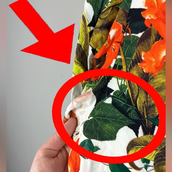 NWT Alice +Olivia Marva Flora Belted Mini Dress Size L - Picture 16 of 16